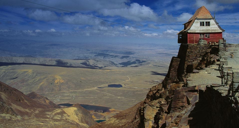 Old Mountaineering Hut in the Cordilliera Real, Bolivia -- Hubert Stadler/CORBIS &copy; (Bing Canada)