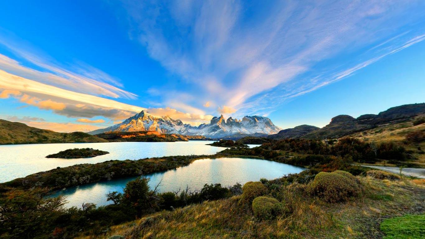 智利百内国家公园上空的云 (© Marcio Cabral/360cities.net)(Bing China)