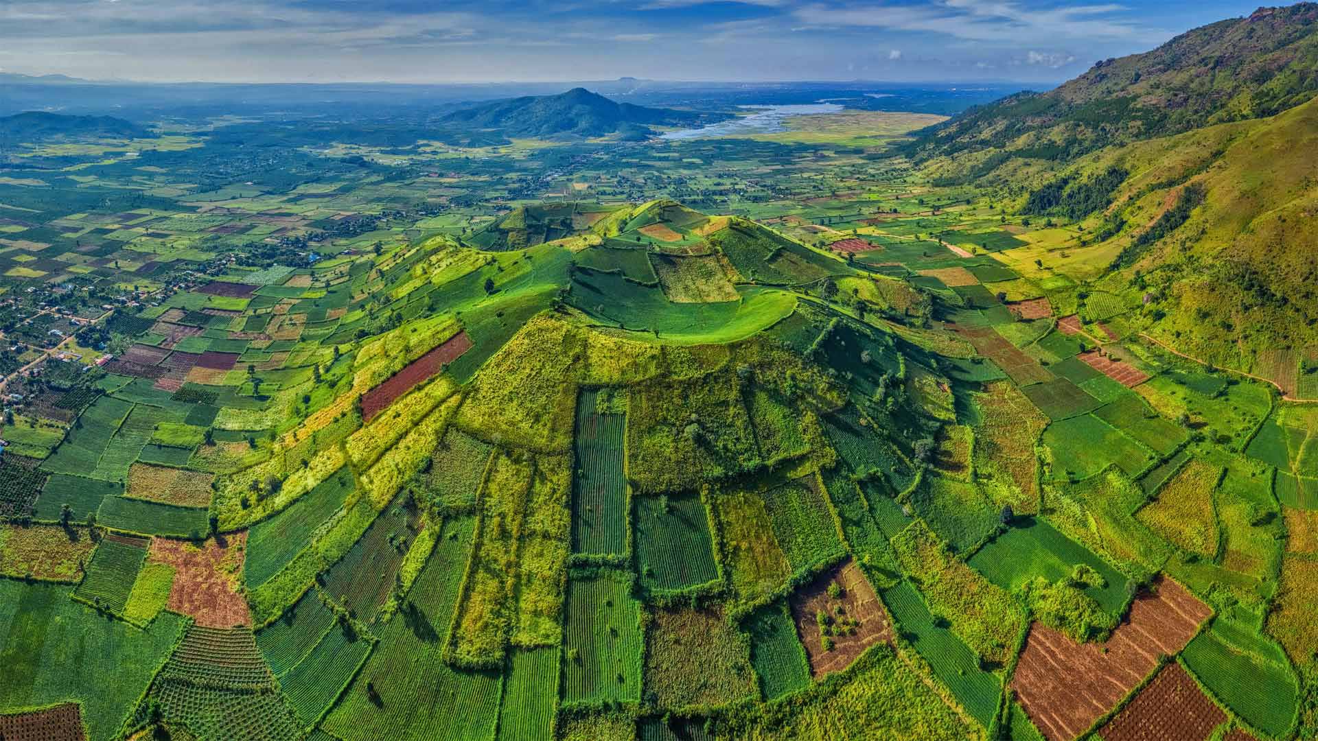 波来古市附近的Chu Dang Ya火山，越南嘉来 (© Quang Ngoc Nguyen/Alamy)(Bing China)