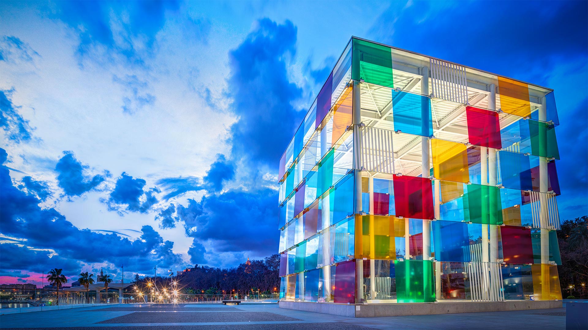 Centre Pompidou Málaga in Málaga, Spain (© Wim Wiskerke/Alamy)(Bing Canada)