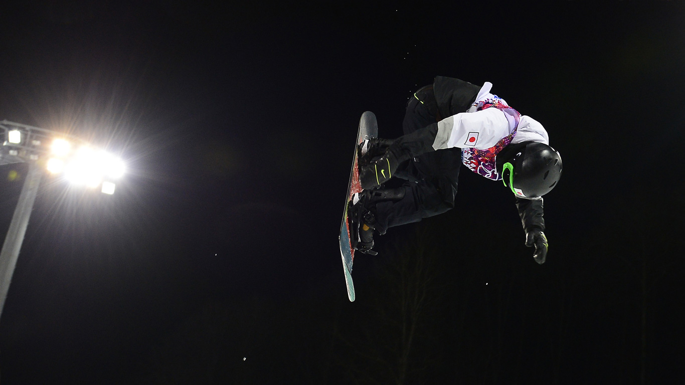 ｢男子ハーフパイプ決勝・平野歩夢｣ソチ冬季五輪, ロザ・フトル・エクストリーム・パーク (© JAVIER SORIANO/AFP/Getty Images)(Bing Japan)