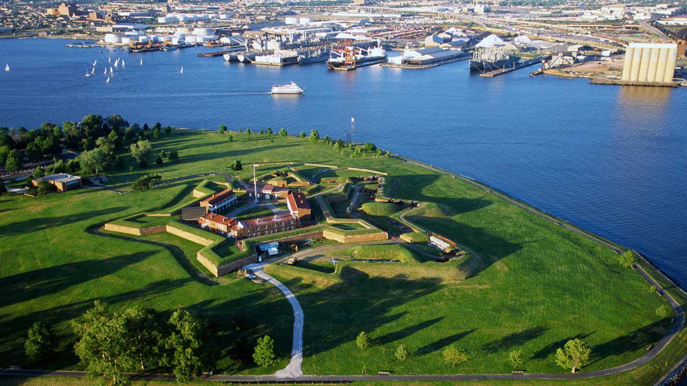 Fort McHenry National Monument and Historic Shrine, Baltimore, Maryland (© Richard T. Nowitz/Corbis)(Bing United States)