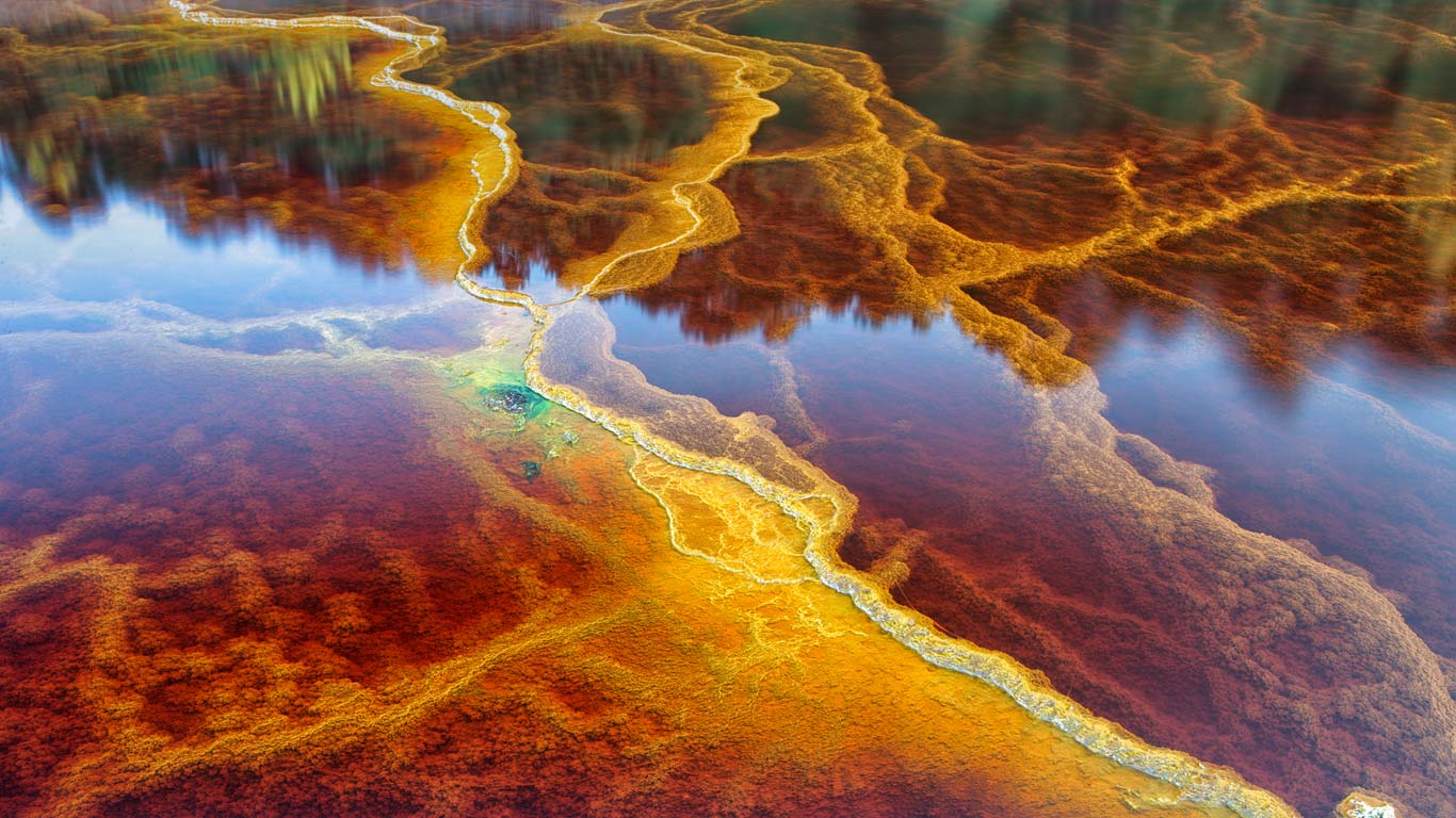 西班牙韦尔瓦，力拓河 (© David Santiago Garcia/Aurora Photos)(Bing China)