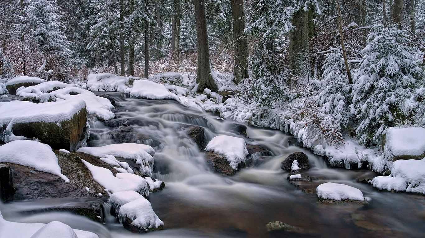 Der Untere Bodewasserfall bei Braunlage im Harz, Niedersachsen, Deutschland (© LianeM/Shutterstock)(Bing Deutschland)