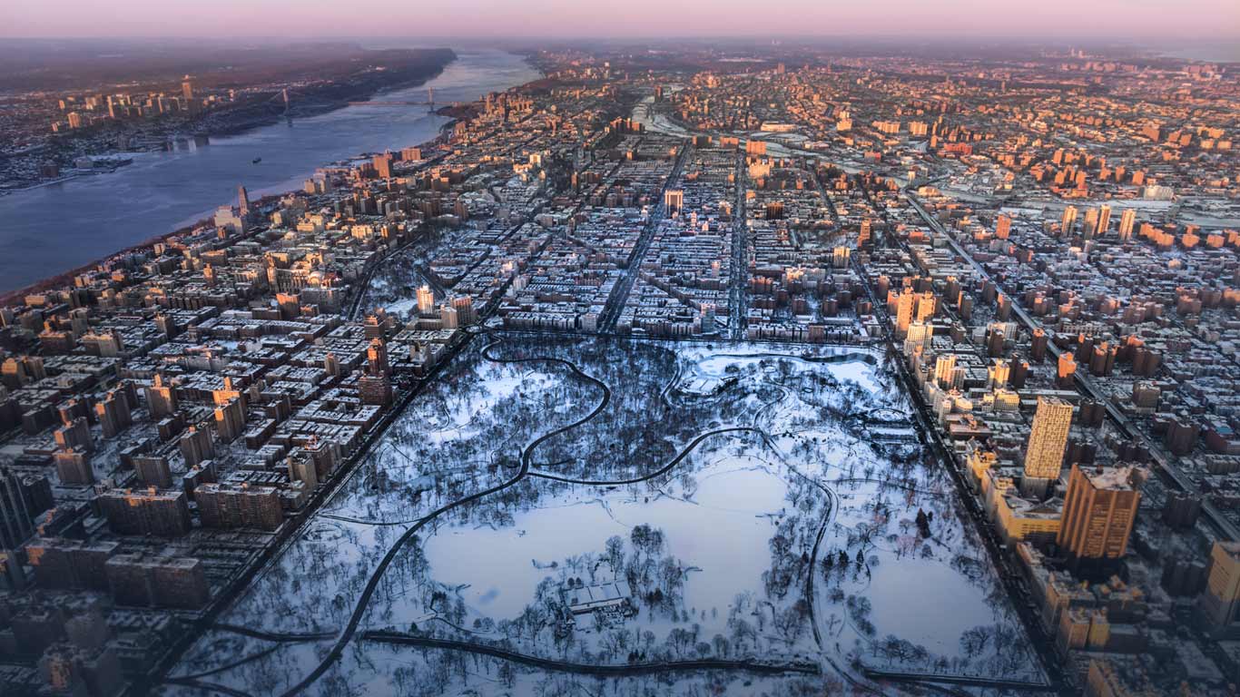 中央公园，美国纽约市 (© Nisian Hughes/Getty Images)(Bing China)