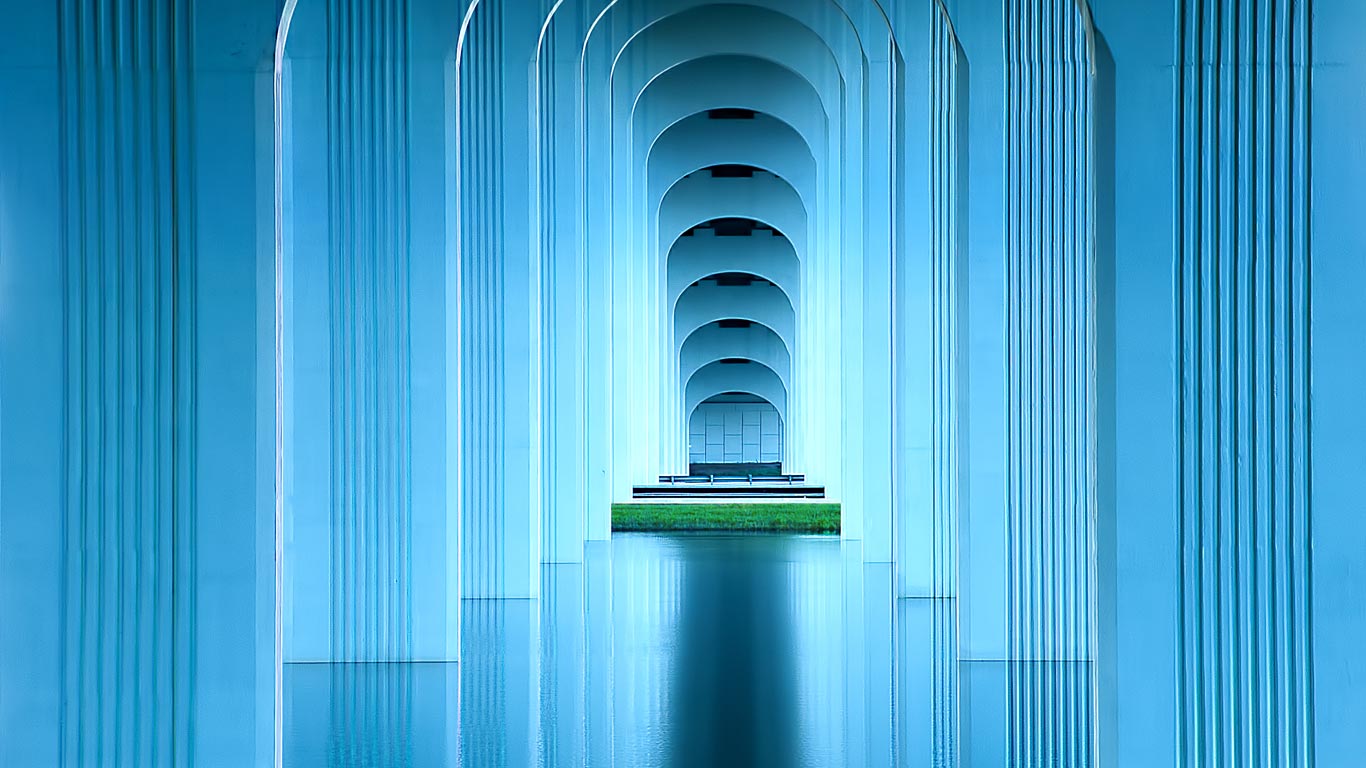 美国佛罗里达州，杰克逊维尔的近海航道桥下方 (© Greg DiFranza/500px)(Bing China)