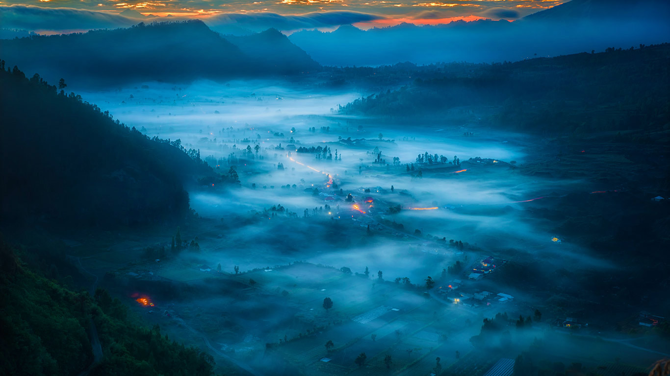 金塔马尼小镇，巴厘岛，印度尼西亚 (© Bobby Joshi/500px)(Bing China)