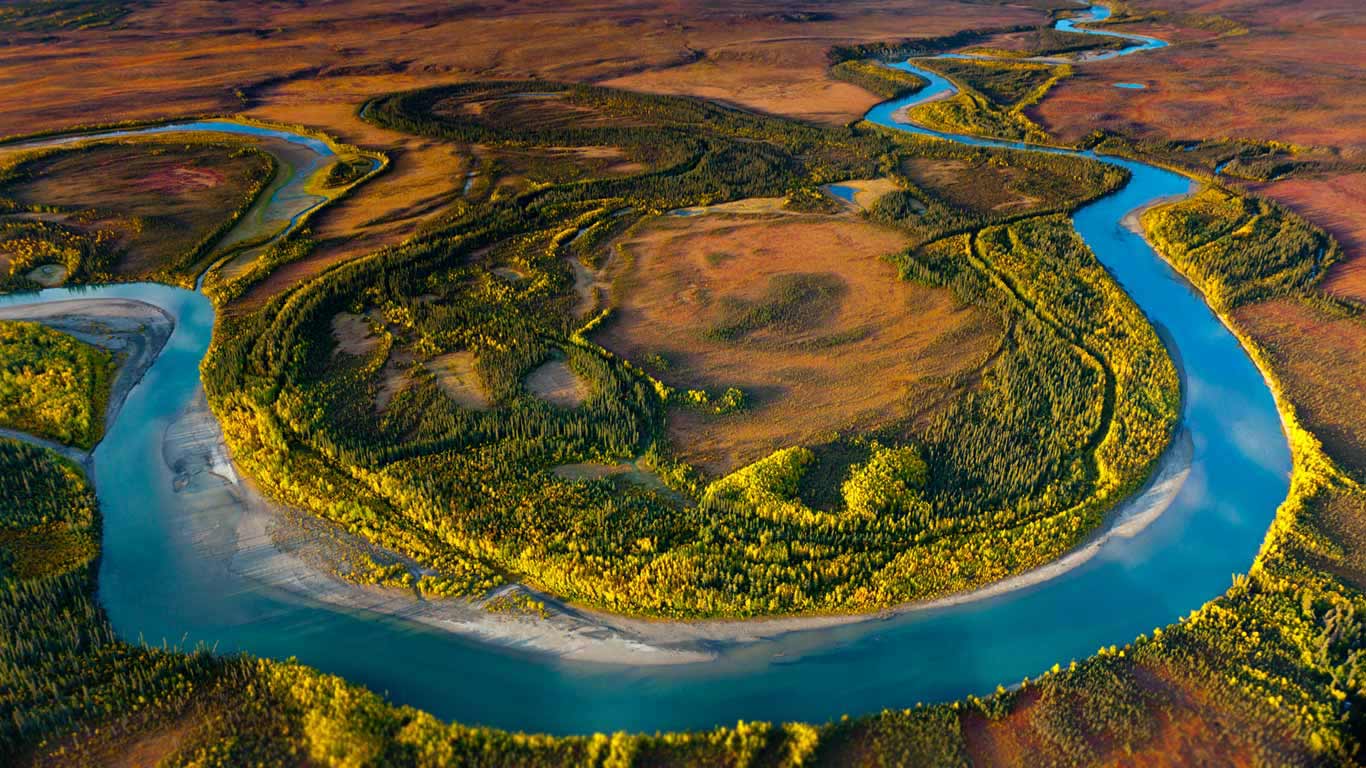 北极之门国家公园和保护区，阿拉斯加州 (© 167/Michael Melford/Corbis)(Bing China)