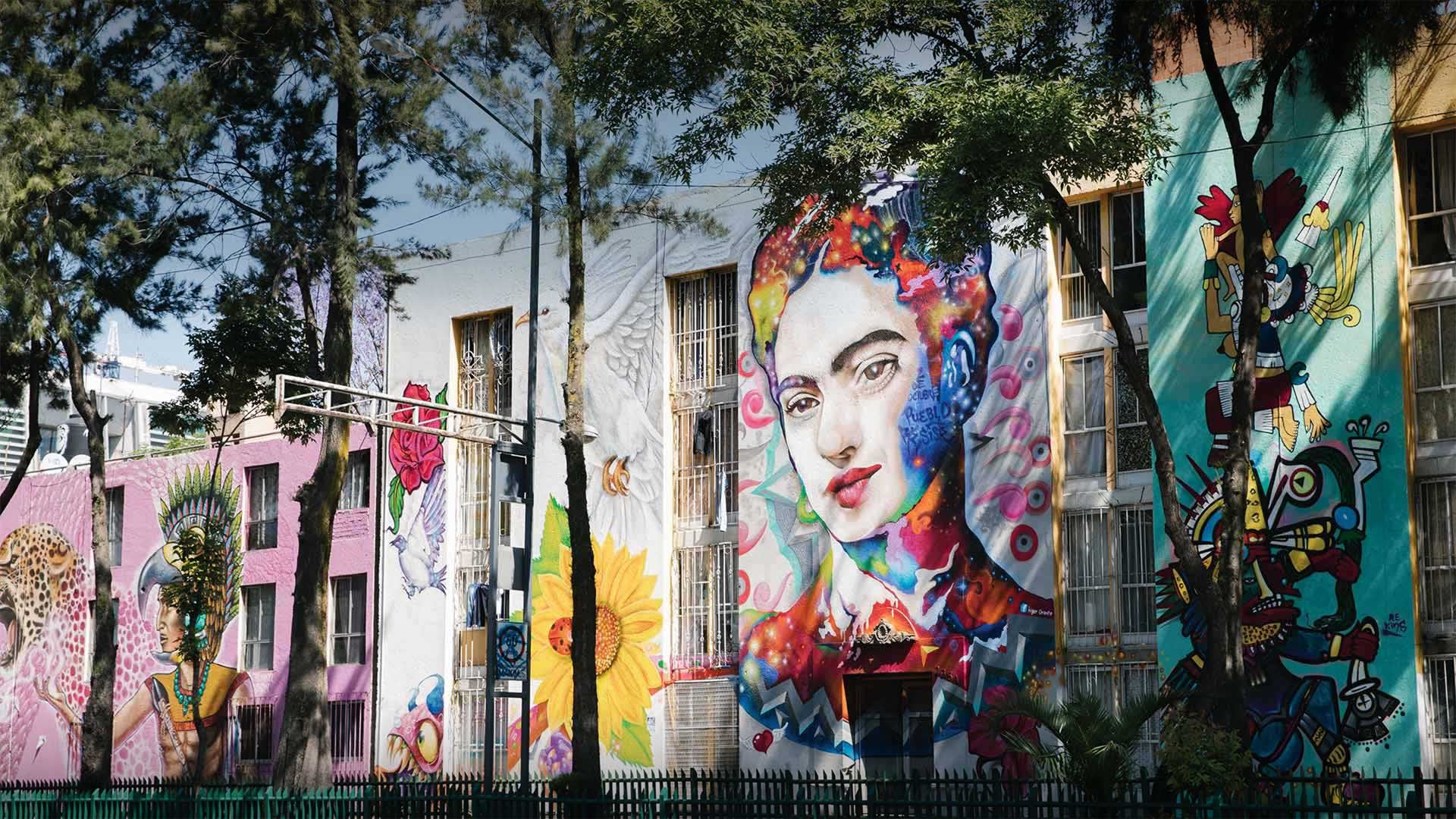 Frida Kahlo mural, Mexico (© Jessica Sample/Gallery Stock)(Bing Canada)