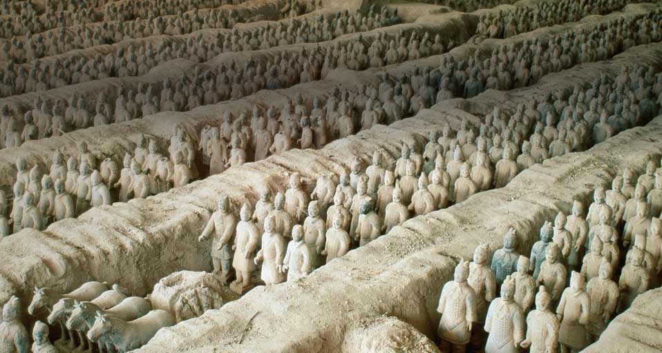 壮观的秦始皇兵马俑 -- GR. Richardson/Photolibrary &copy; (Bing China)