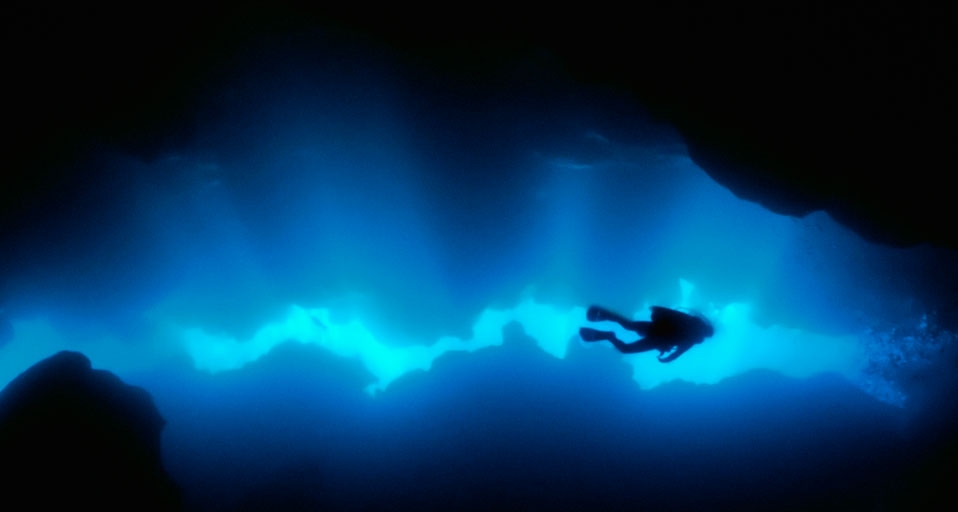潜水员在洪都拉斯的罗阿坦岛潜水 -- Norbert Wu/Science Faction/Corbis &copy; (Bing China)