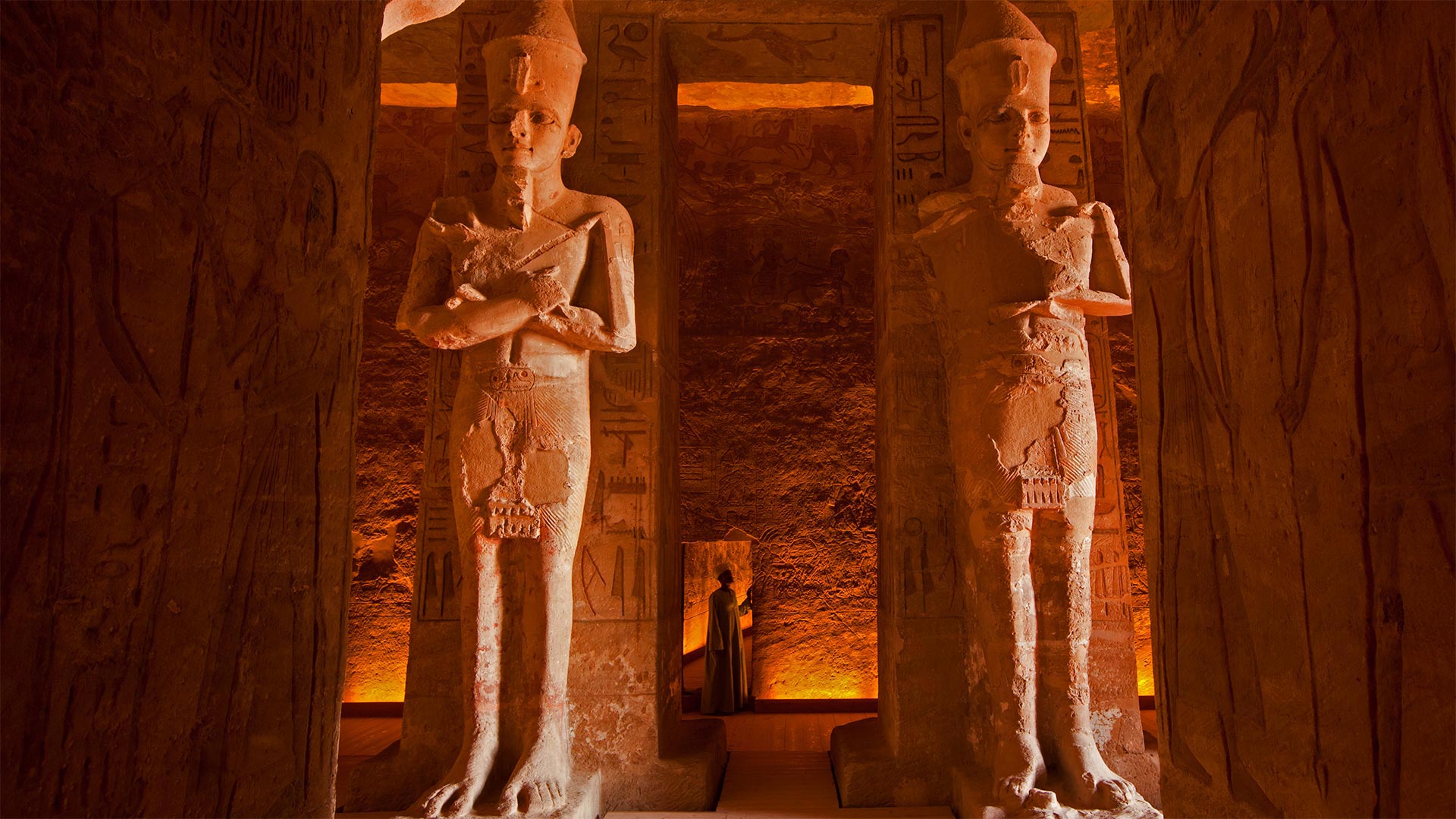 The interior of the Abu Simbel Great Temple in Egypt (© George Steinmetz/Getty Images)(Bing Canada)