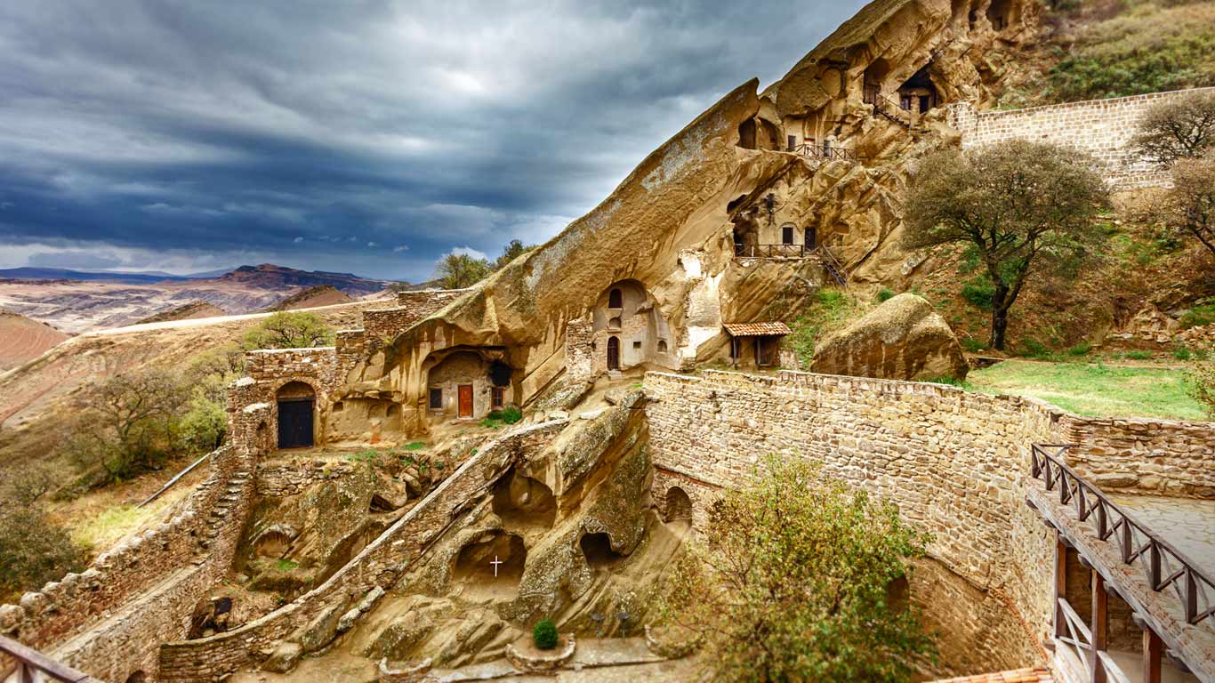 格鲁吉亚，卡赫季州，Davit Gareja修道院群 (© Wiktor Bubniak/Shutterstock)(Bing China)