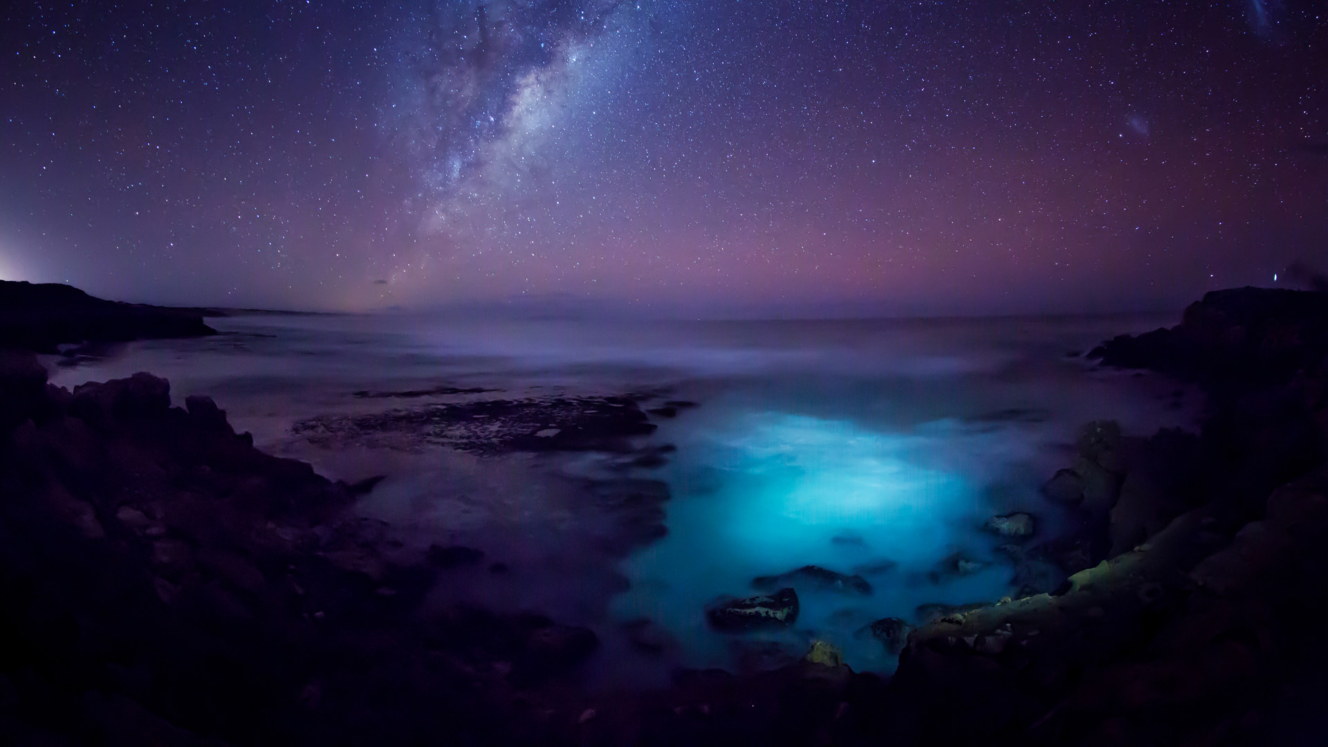 Milky Way over the Southern Ocean, Australia (© John White Photos/Getty Images)(Bing Australia)