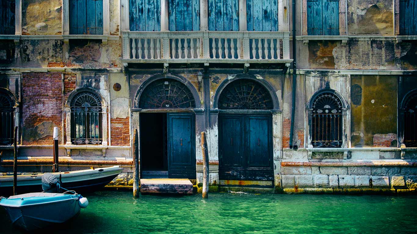 意大利威尼斯，建筑与运河 (© James C. Martin)(Bing China)