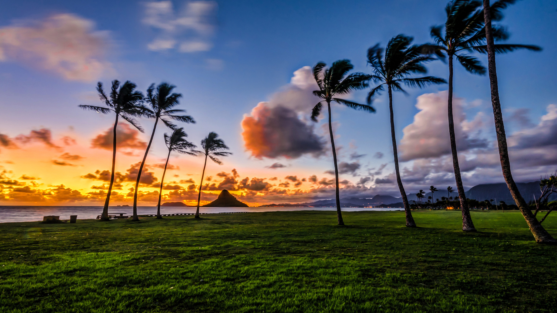 Mokoli'I Island in Kaneohe Bay, seen from Kualoa Regional Park, Oahu, Hawaii (© Riddhish Chakraborty/Getty Images)(Bing United States)