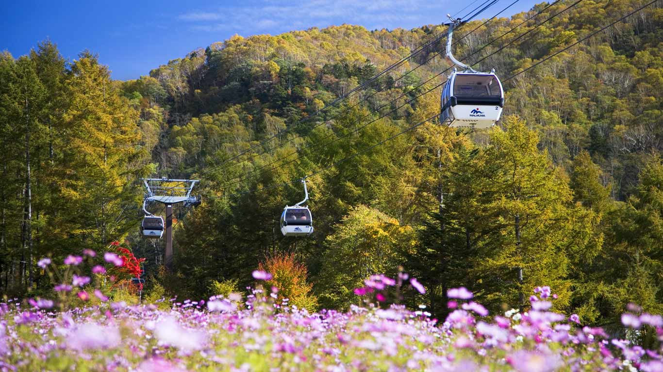 ｢白根山ロープウェー｣群馬, 日光白根山 (© JTB Photo/SuperStock)(Bing Japan)