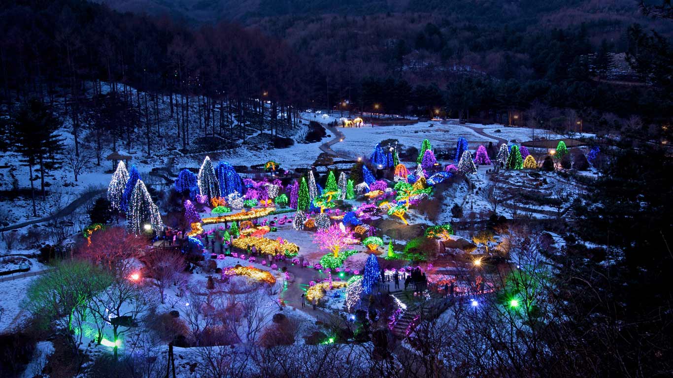 韩国京畿(jī)道，晨静树木园 (© Panorama Stock)(Bing China)