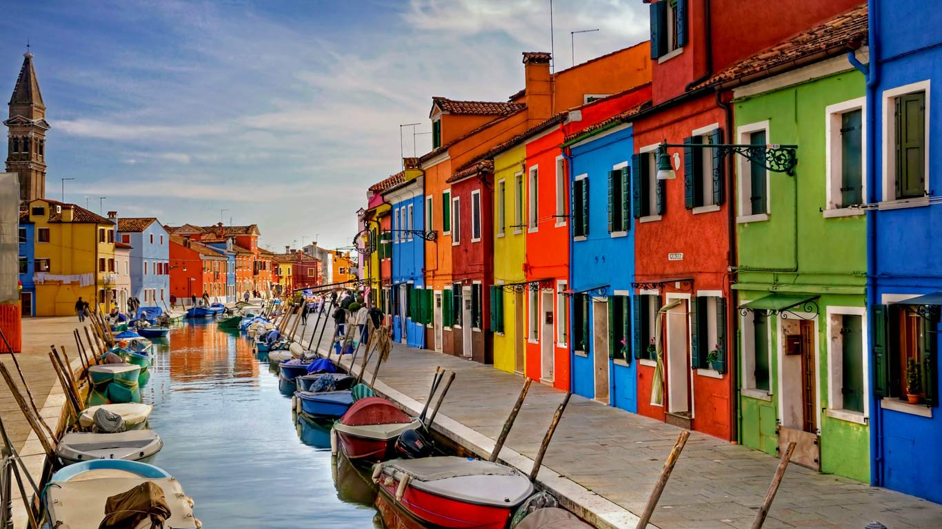 Burano dans la lagune de Venise, Italie (© Digitaler Lumpensammler/Getty Images)(Bing France)