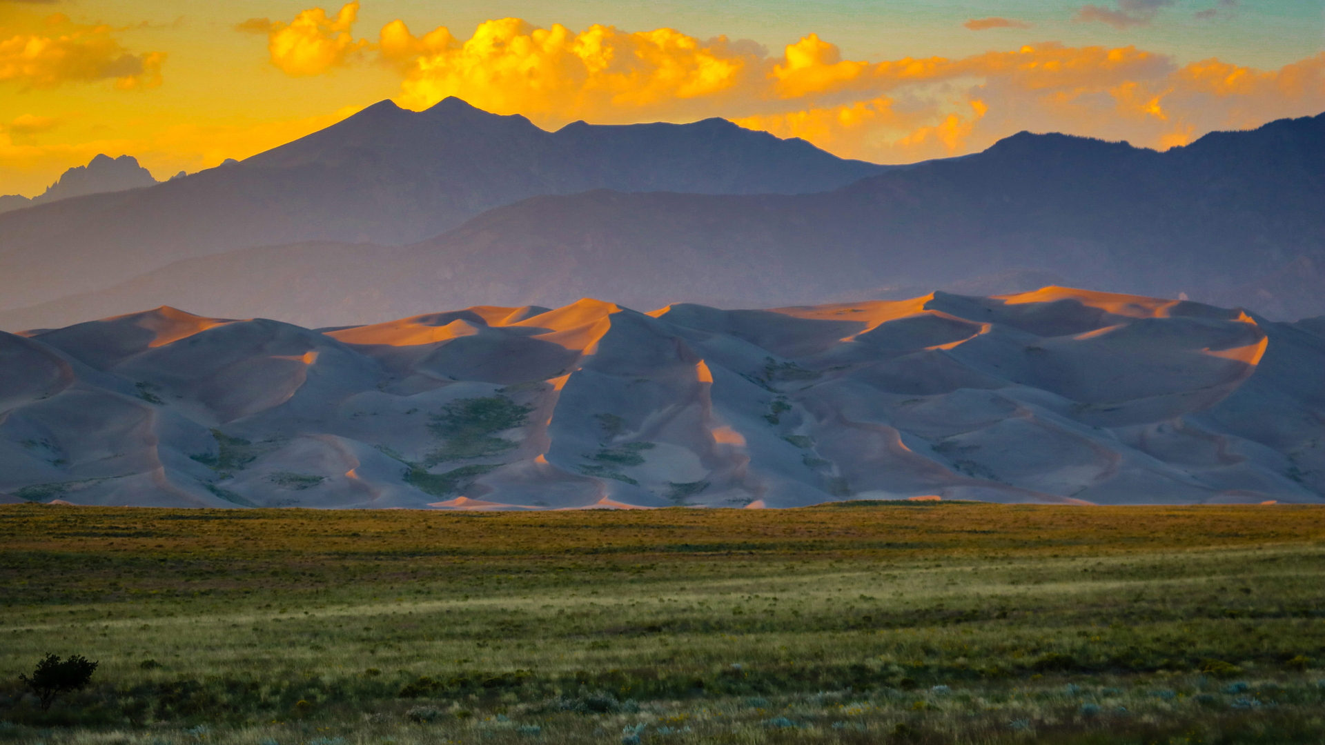 大沙丘国家公园和保护区，美国科罗拉多州 (© Y Paudel/Getty Images)(Bing China)