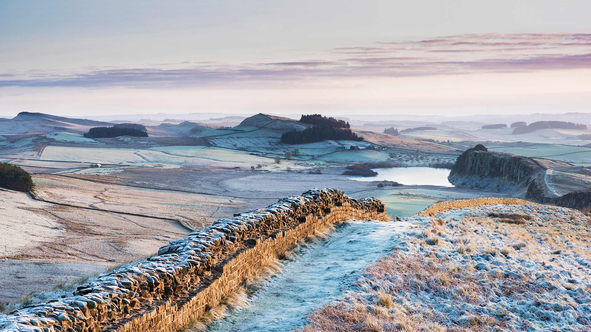 Frosty morning at Hadrian