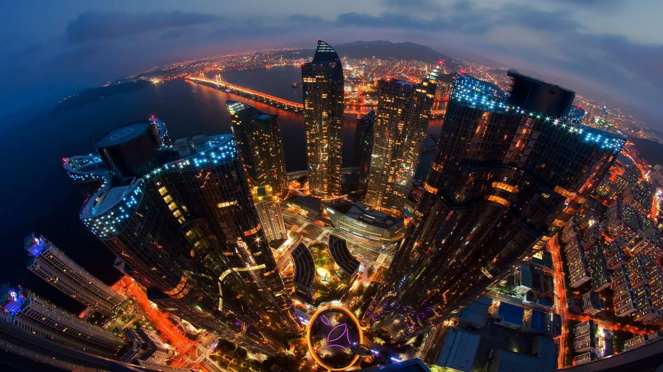 韩国釜山海云台区 (© Getty Images)(Bing China)