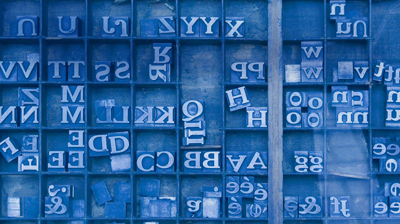 印刷字母 (© REX/Design Pics Inc)(Bing China)