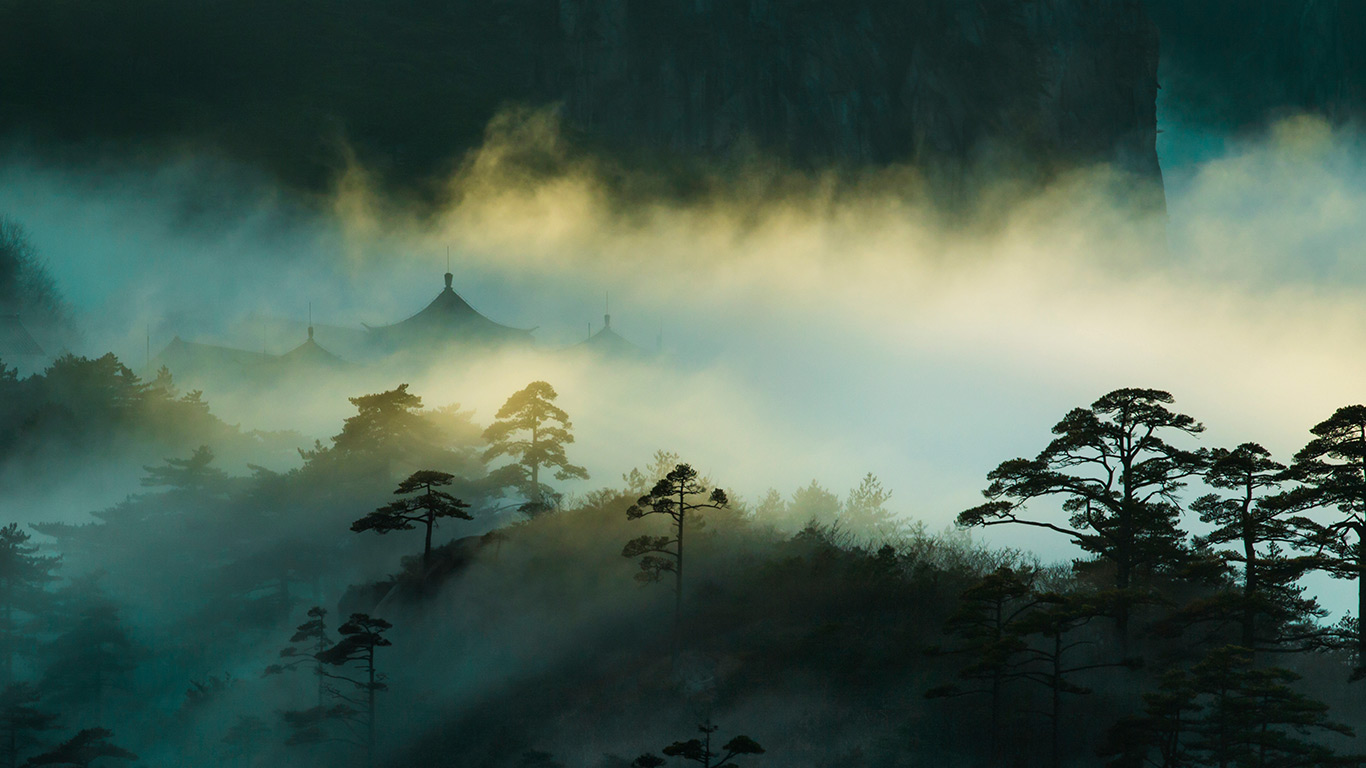 黄山，中国安徽省 (© BJI/Blue Jean Images/Getty Images)(Bing China)