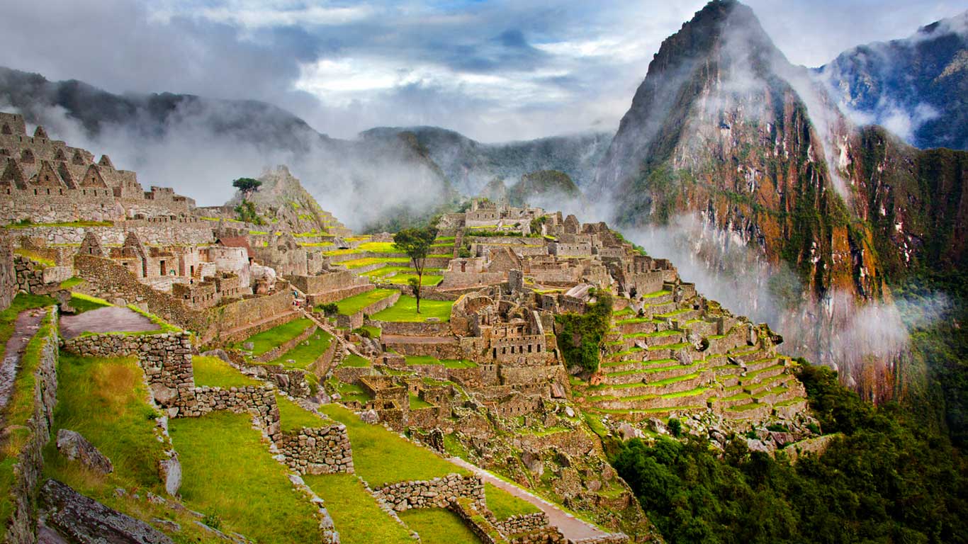 秘鲁马丘比丘印加遗址 (© Image Source/Corbis)(Bing China)