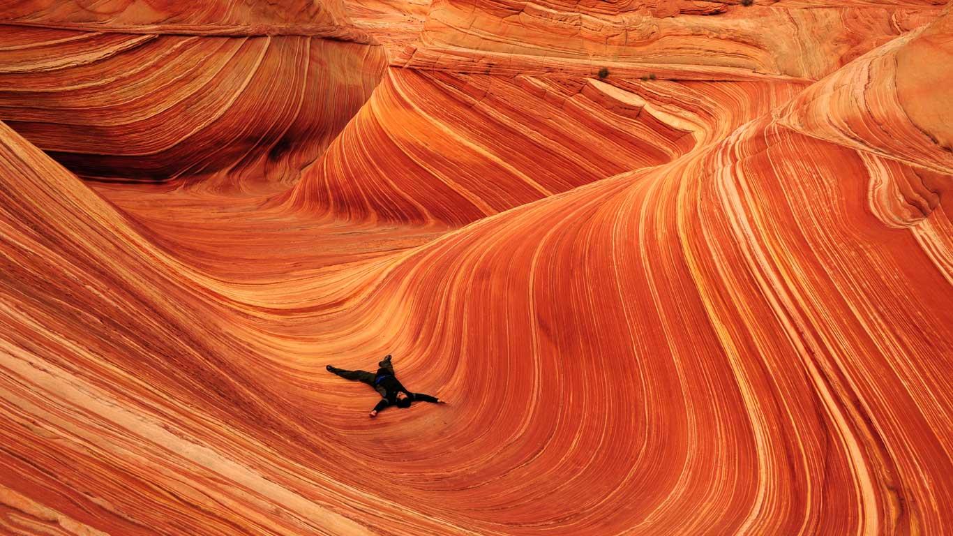 美国亚利桑那州科科尼诺县的波浪谷 (© Jia Chen & Tingting Tian/Photo Contest of Qiongyou)(Bing China)