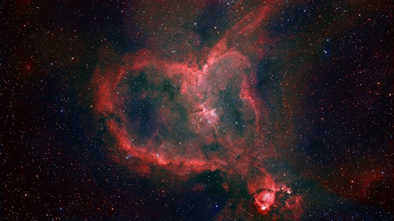 心脏星云 (© Matthew Russell/Visuals Unlimited, Inc.)(Bing China)