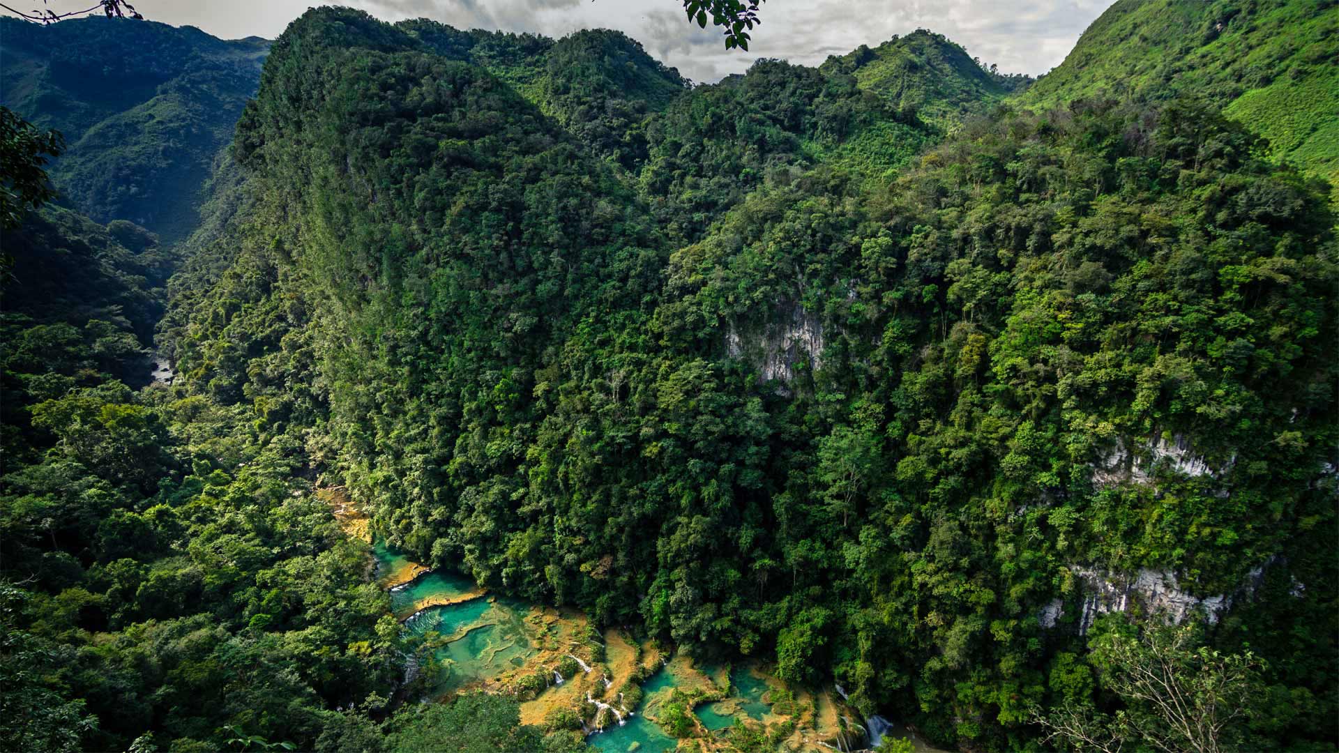 Semuc Champey自然公园，危地马拉 (© Joel Sharpe/Getty Images)(Bing China)