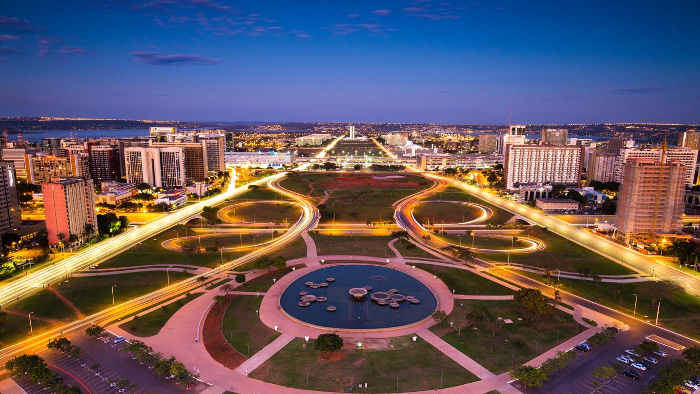 Skyline of Brasilia, Brazil (© Brendan van Son/Tandem Stills + Motion)(Bing New Zealand)