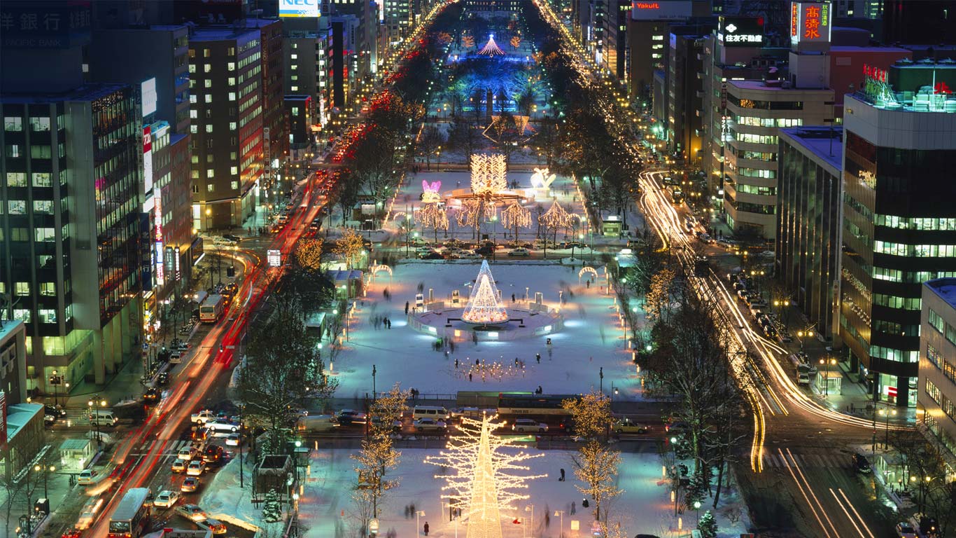 ｢大通公園｣北海道, 札幌 (© JTB Photo/Superstock)(Bing Japan)
