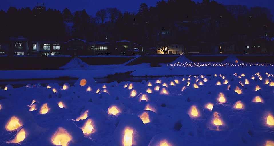 ｢横手雪まつり｣秋田, 横手市 -- Japan Travel Bureau/Photolibrary &copy; (Bing Japan)