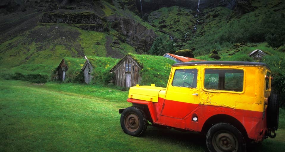 13th Century Grass Covered Sheds at Nupsstadur Farm, Southern Iceland -- Bill Bachmann/www.DanitaDelimont.com &copy; (Bing United States)