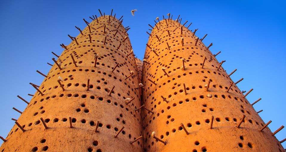Dovecotes in the Katara Cultural Village in Doha, Qatar (© Omar Chatriwala/Getty Images) &copy; (Bing Canada)