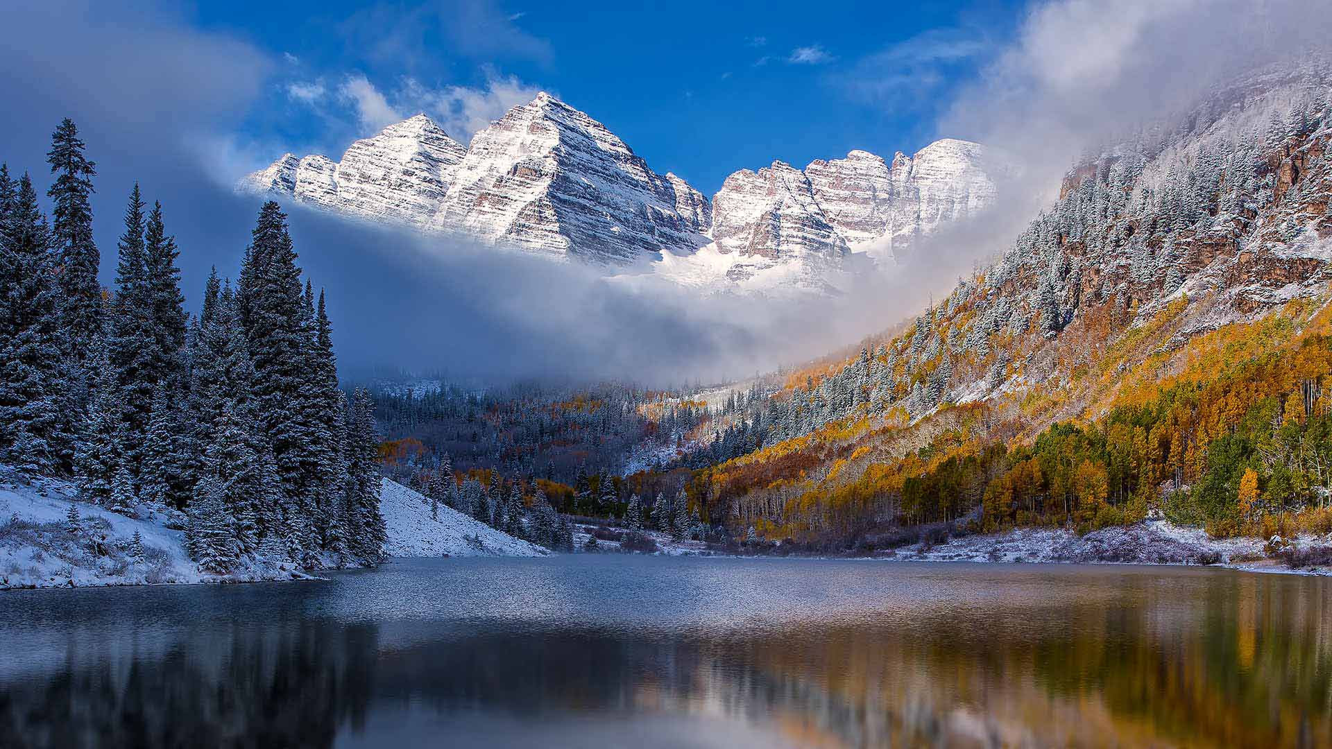 阿斯本附近的褐铃山，科罗拉多州 (© Christopher E. Herbert/Getty Images)(Bing China)