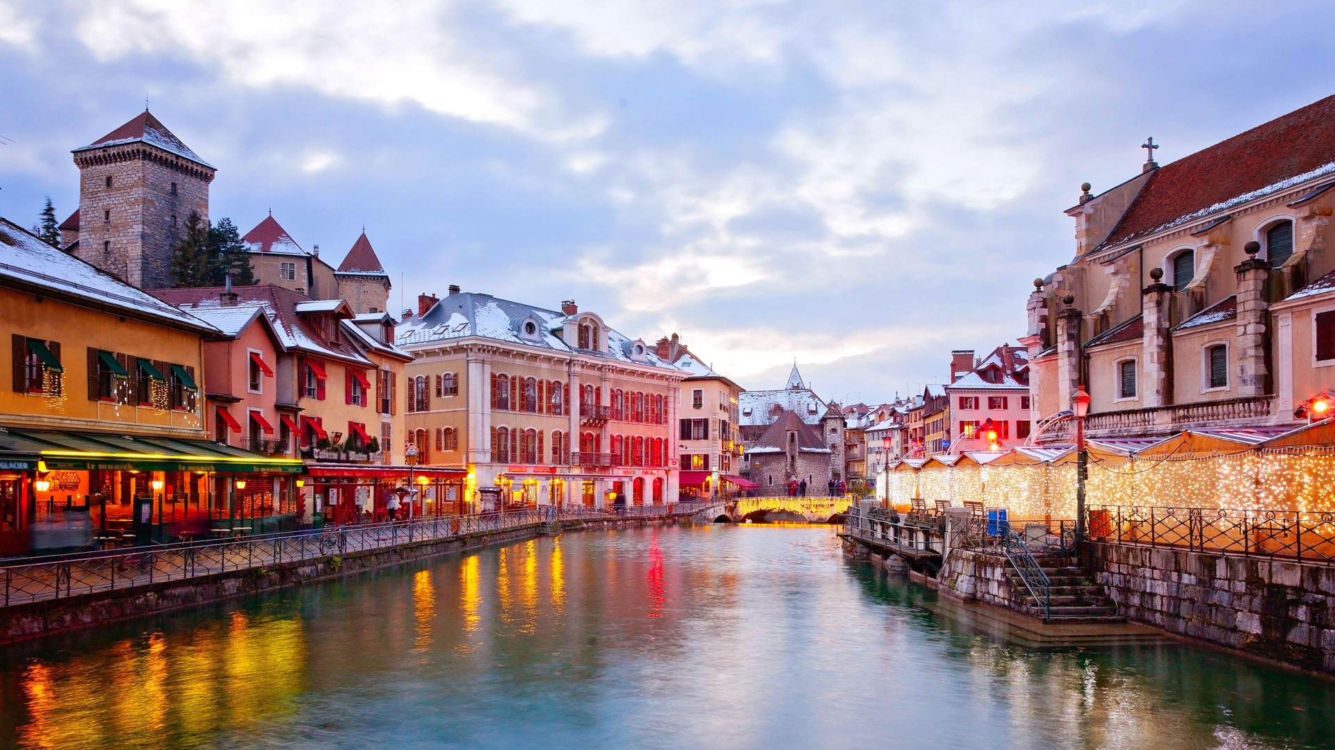 安纳西，法国上瓦萨省 (© Sabine Klein/Alamy)(Bing China)