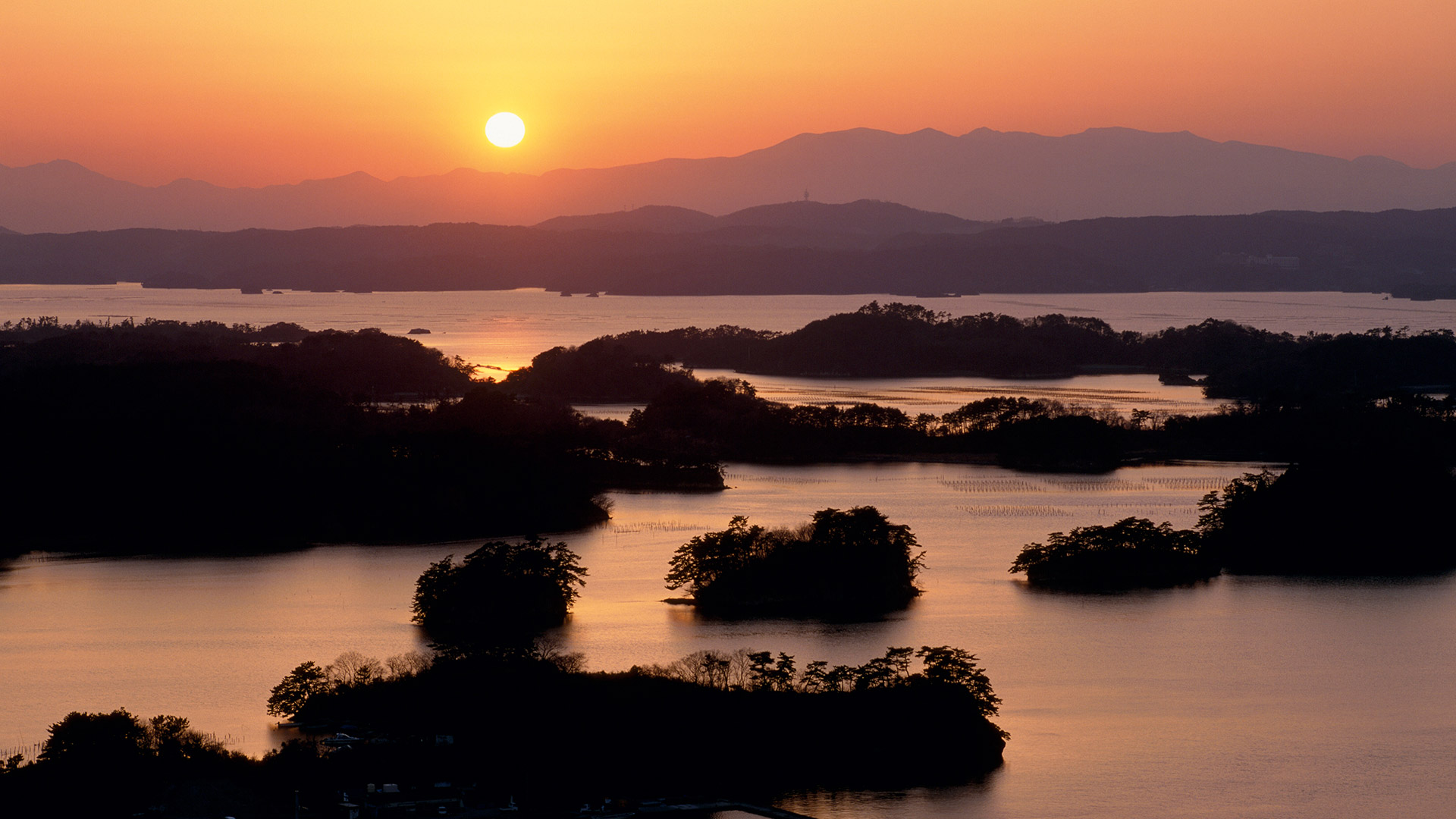 大高森から見た松島, 宮城 東松島市 (© MIXA/Mixa/AGE Fotostock)(Bing Japan)