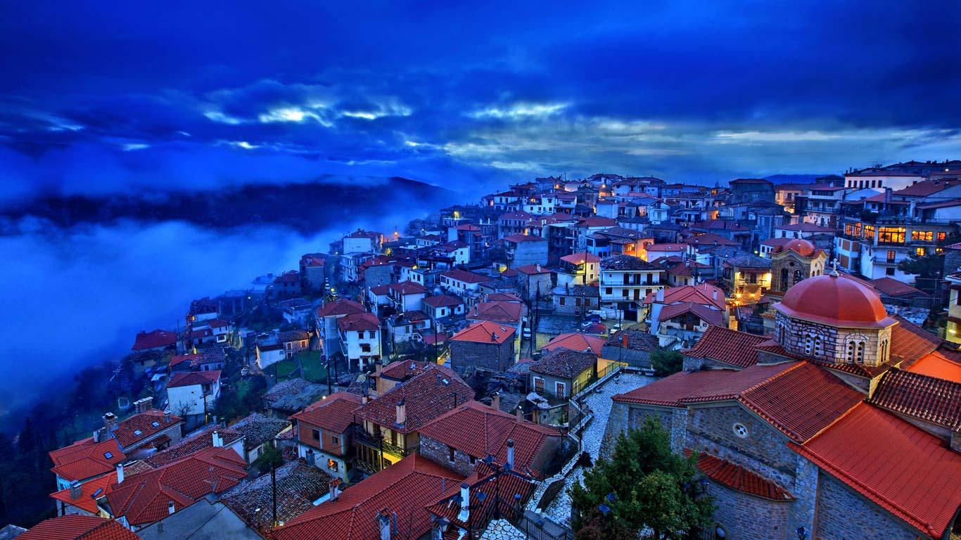希腊，阿克华 (© Hercules Milas/Alamy)(Bing China)