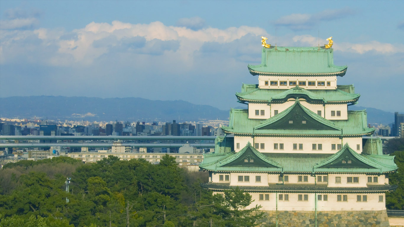 ｢名古屋城｣愛知, 名古屋 (© Keren Su/Corbis)(Bing Japan)