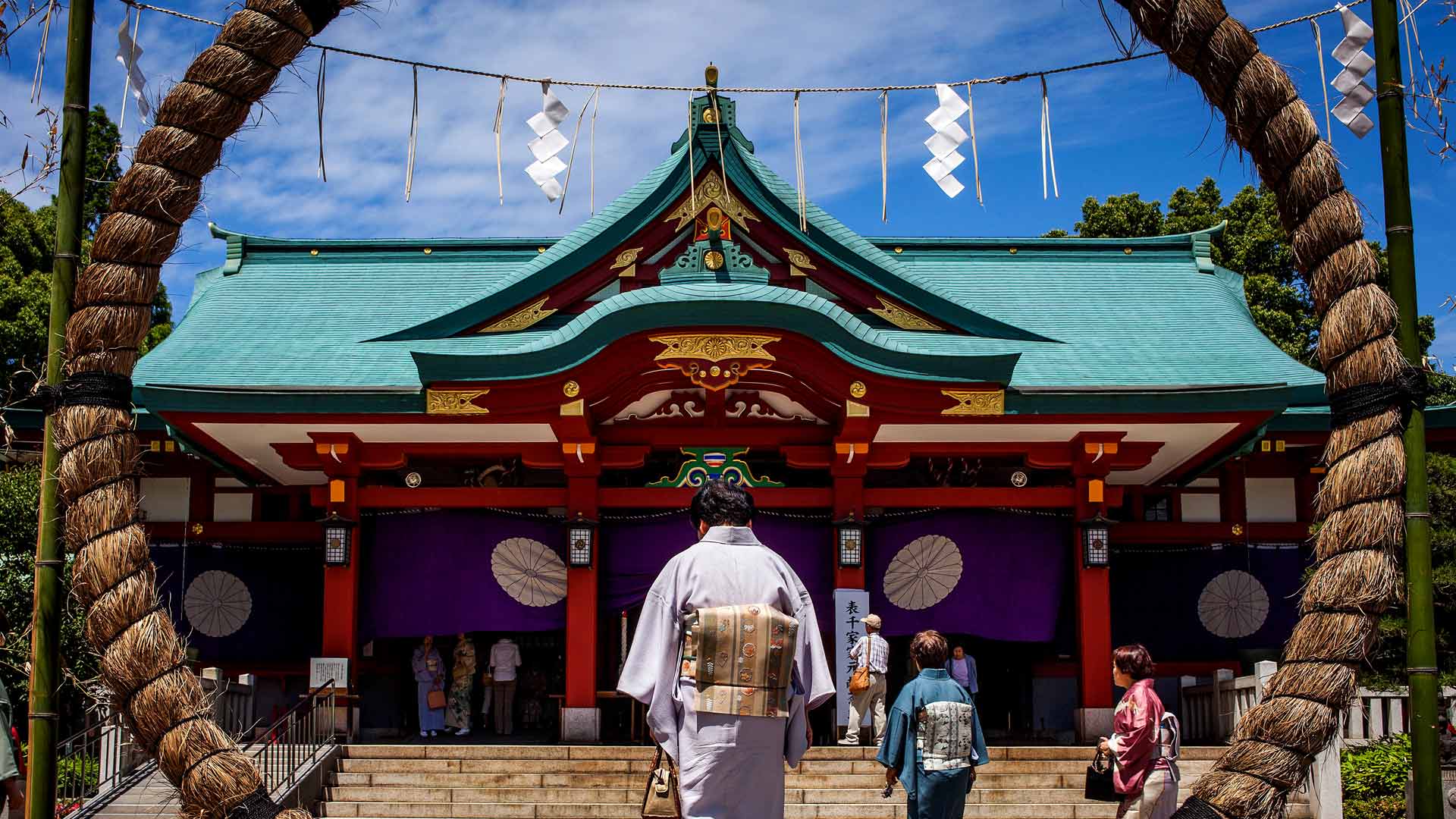 ｢日枝神社の茅の輪｣東京, 永田町 (© Visual & Written/Superstock)(Bing Japan)