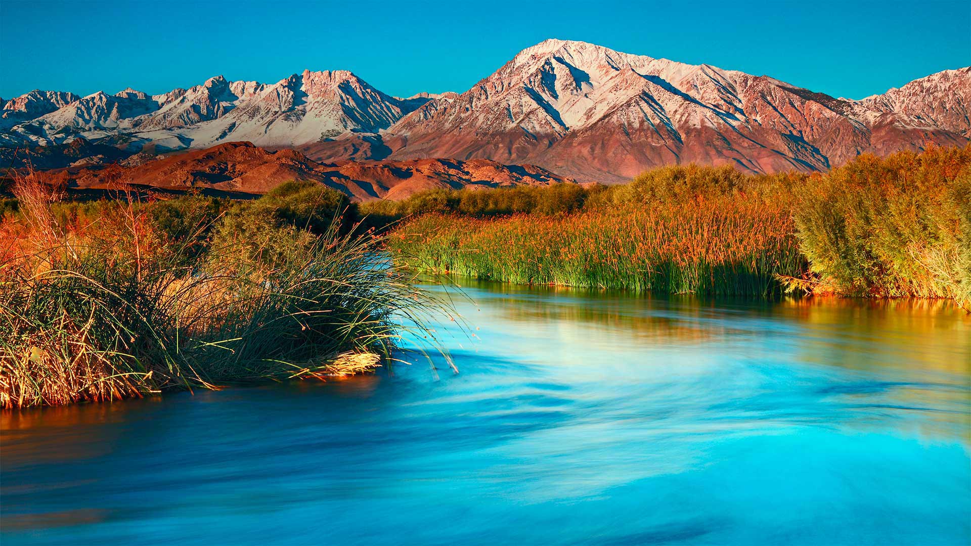 The Owens River and the Sierra Nevada near Bishop, California (© Interfoto/Danita Delimont)(Bing United States)