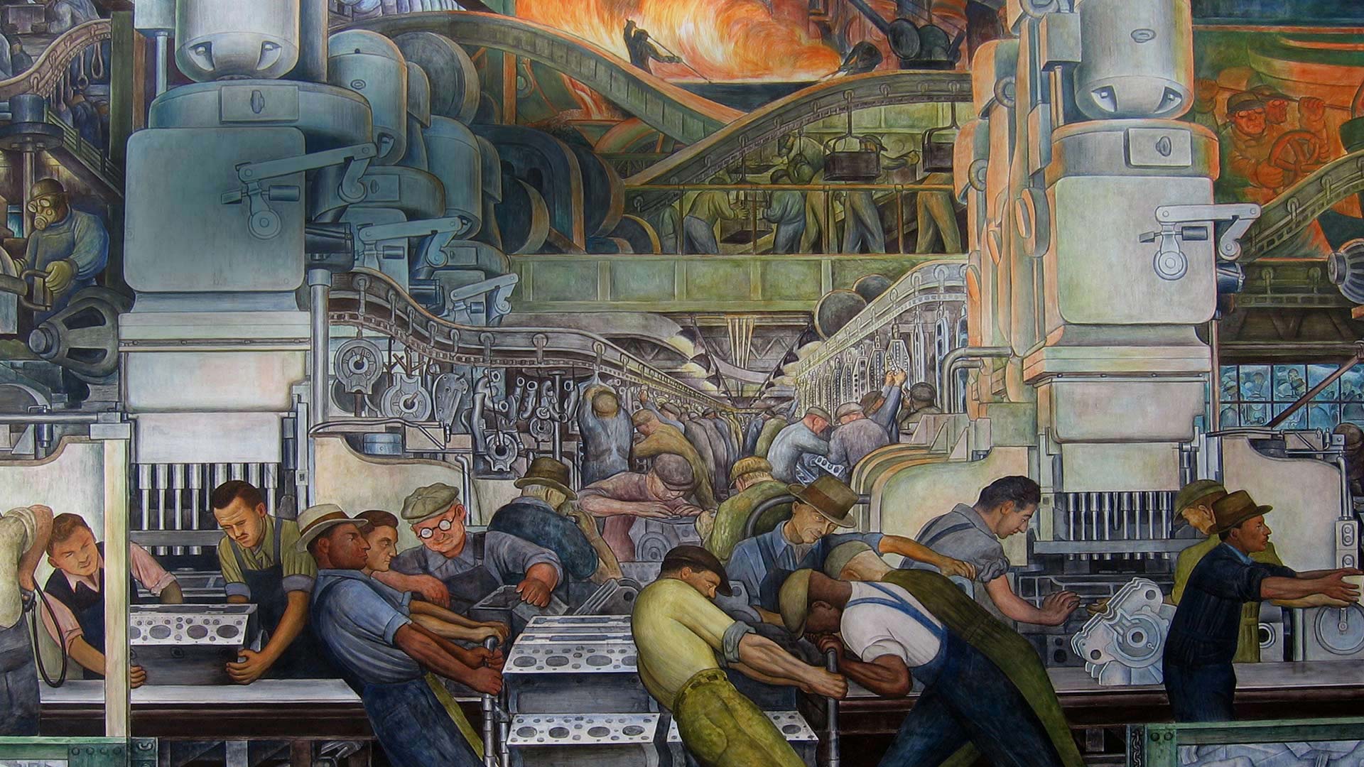 A Diego Rivera painting to celebrate Labor Day (© James R. Martin/Shutterstock)(Bing United States)