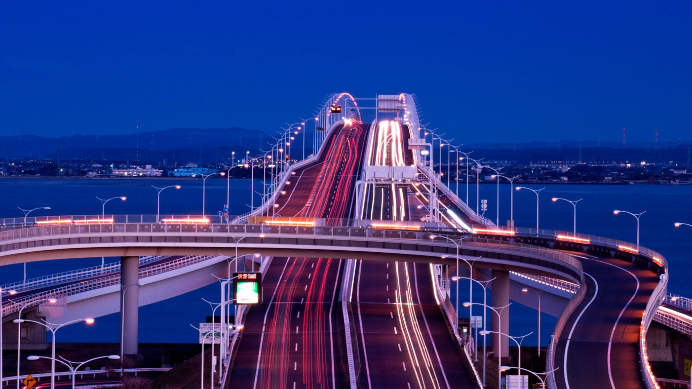 ｢東京湾アクアライン｣千葉, 木更津 (© JTB Photo/Universal Images Group/Getty Images)(Bing Japan)