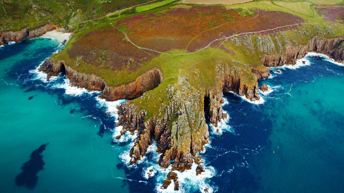 英国的康沃尔海岸 (© Allan Baxter/Getty Images)(Bing China)