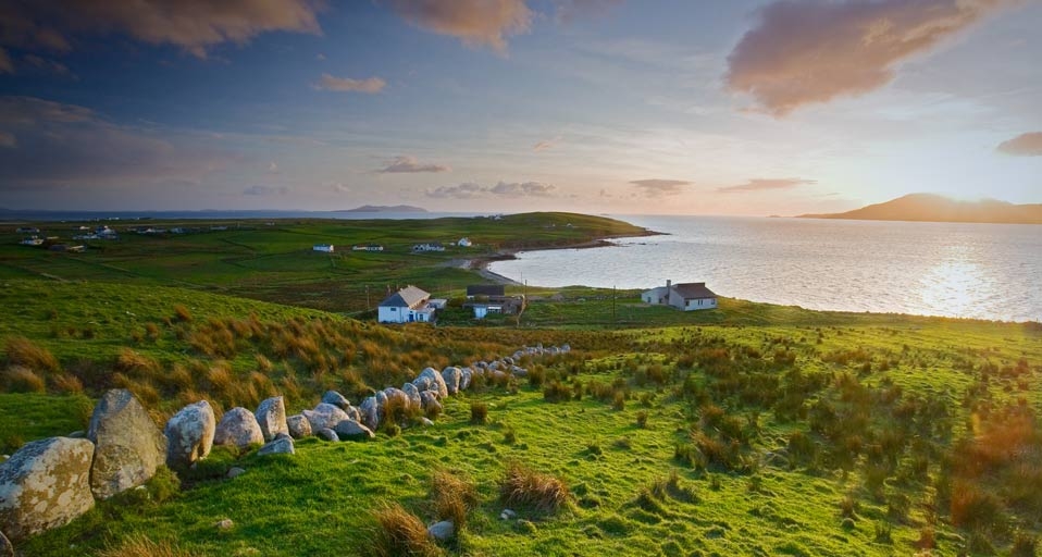 Sunset on Clare Island, County Mayo, Ireland -- Travelpix Ltd./Getty Images &copy; (Bing United States)