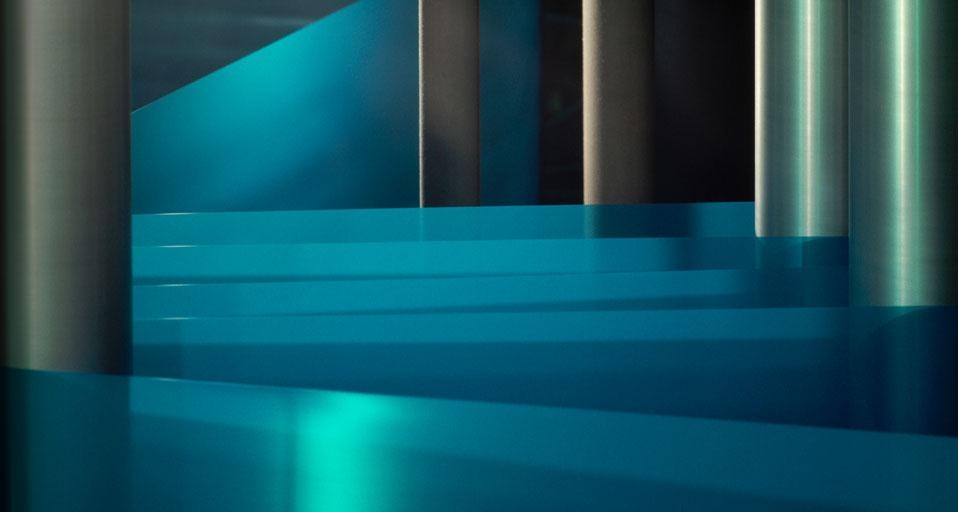 Cellophane stretches between rollers at a manufacturing plant in Morris, Illinois (© Vince Streano/CORBIS) &copy; (Bing United States)