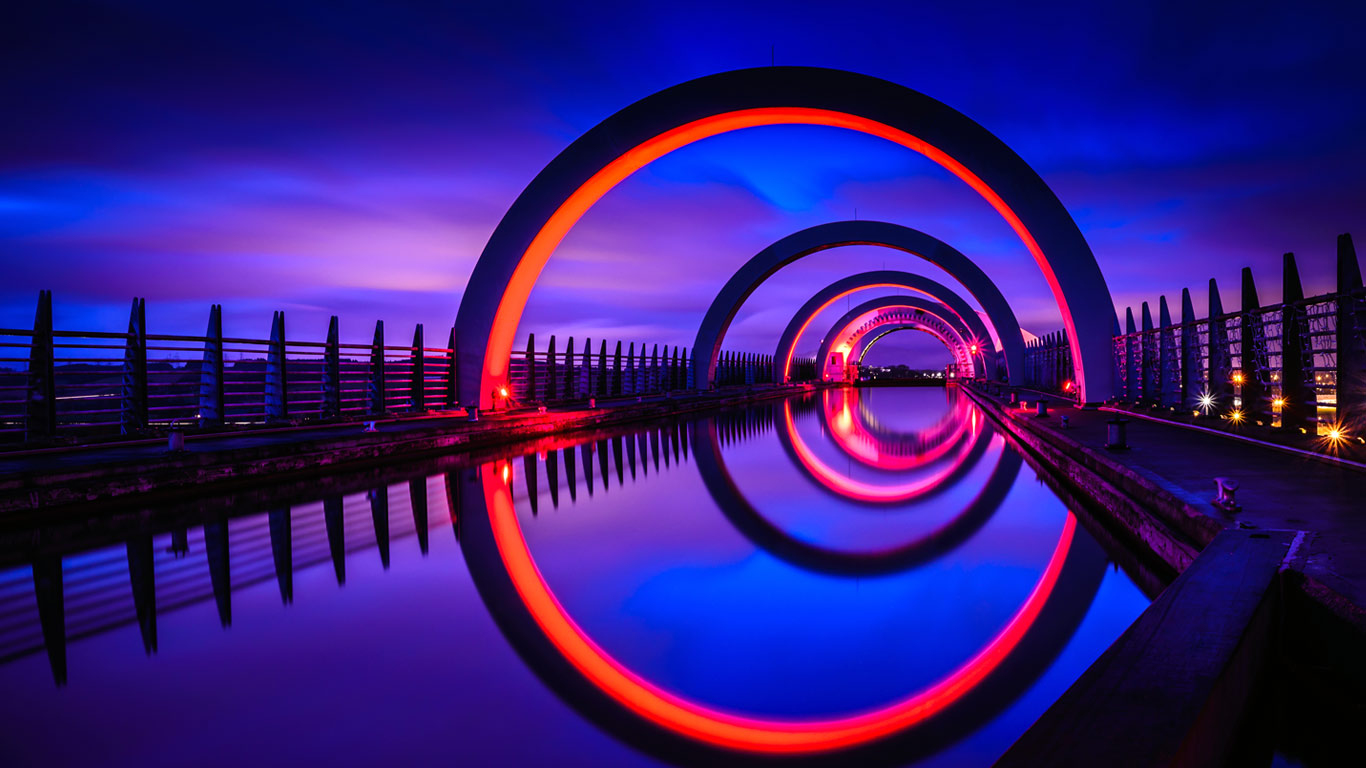 苏格兰的福尔柯克轮 (© David Queenan/500px)(Bing China)